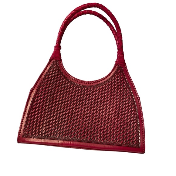 Origenes by David Luna Handbag-Tooled Red
Leather with Darker tooled accents. - Picture 2 of 10